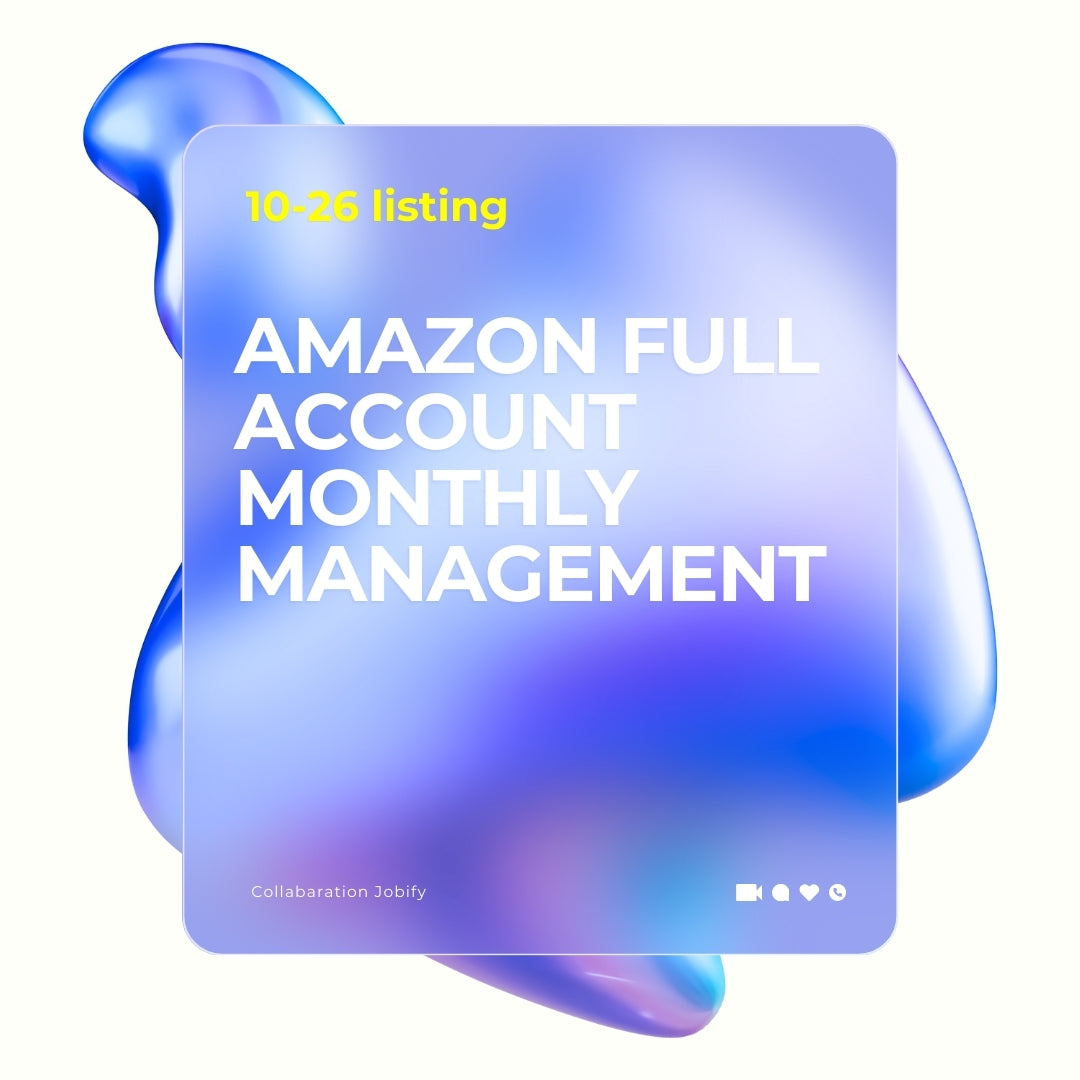 Comprehensive Amazon Account Management: Full-Service Solution for 1-26 Listings