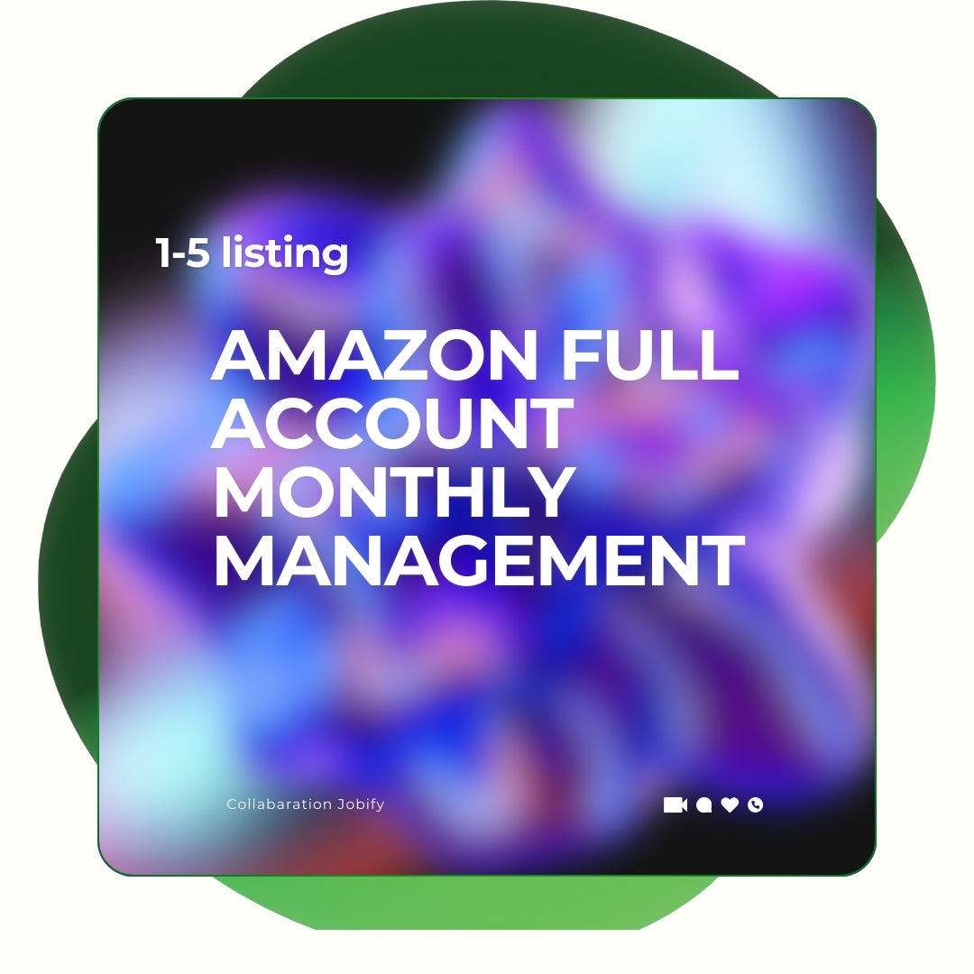 Complete Amazon Account Management: Boost Sales & Scale Your Brand (1-5 Listings)